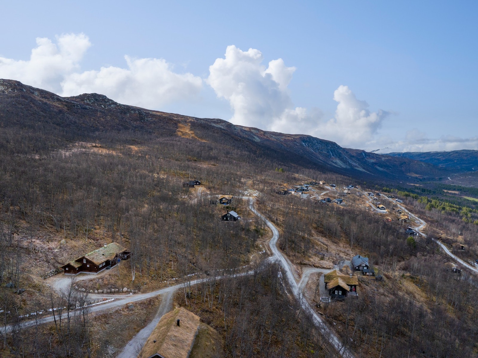 Oversikt over hyttefeltet Galleribilde
