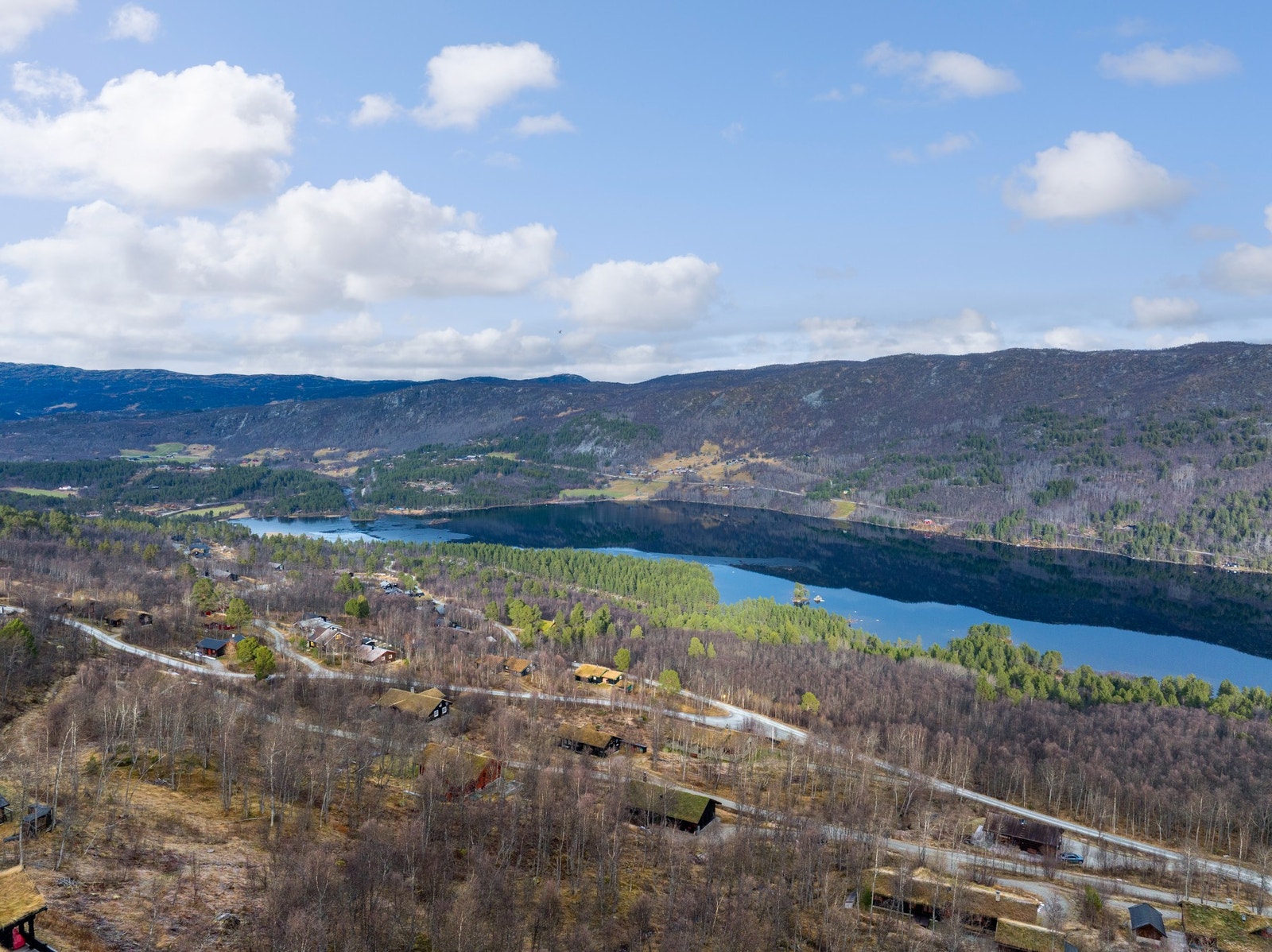 Oversikt over hyttefeltet Galleribilde