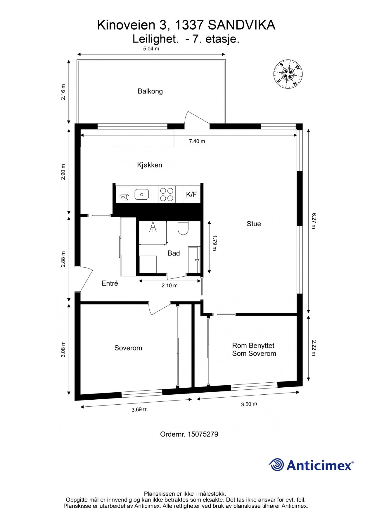 Plantegning Galleribilde