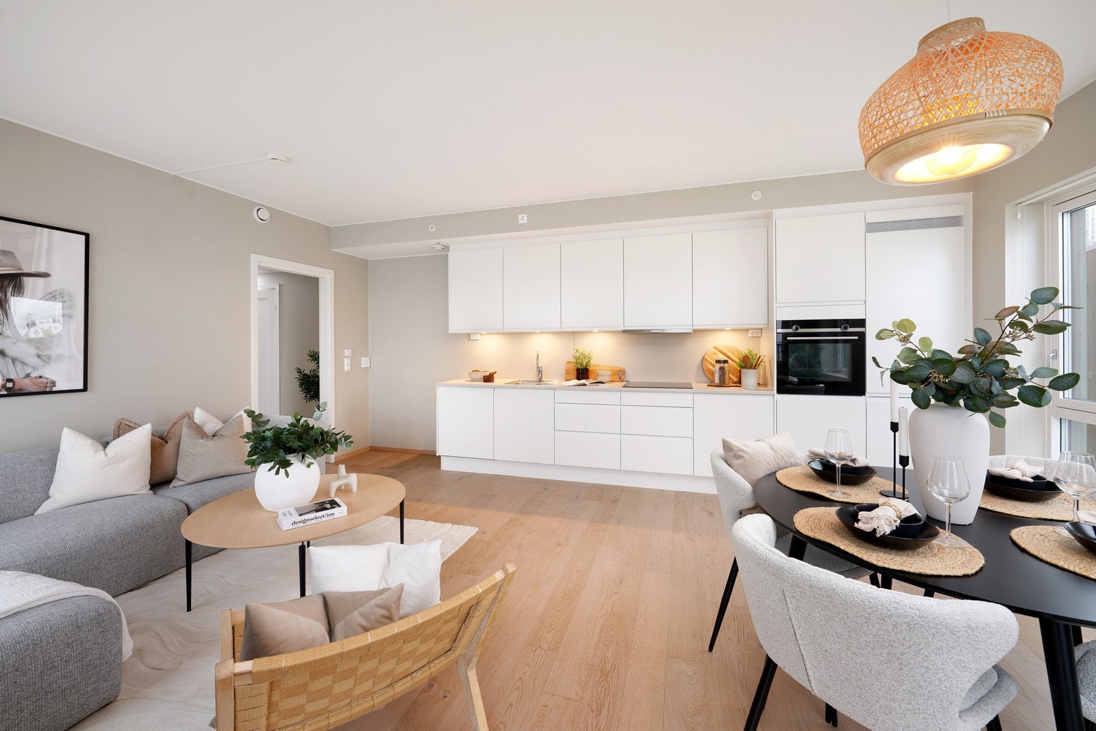 Det er varme i gulvet og balansert ventilasjon. Galleribilde