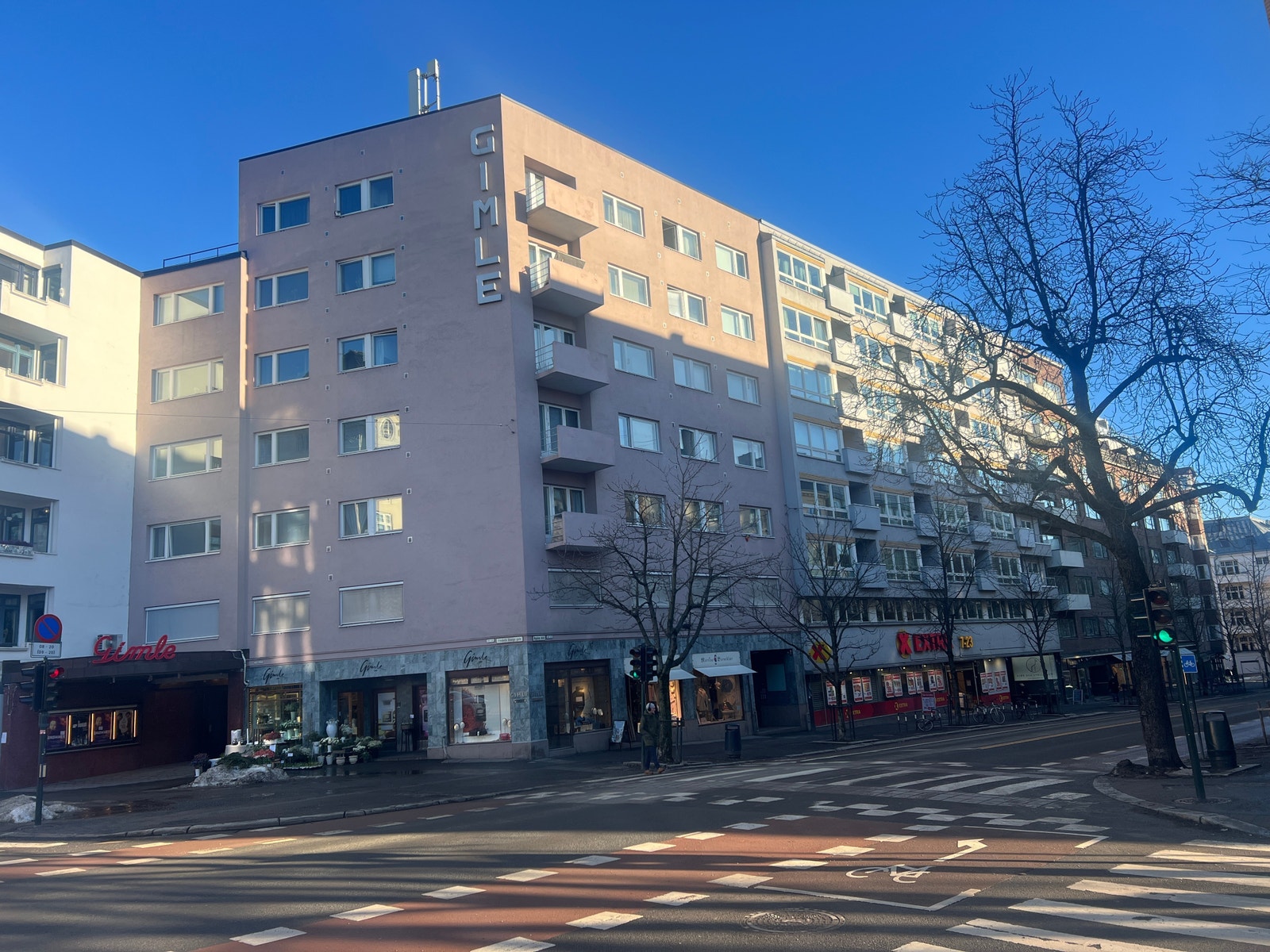 Kontorer i bygård ved Gimle kino Galleribilde