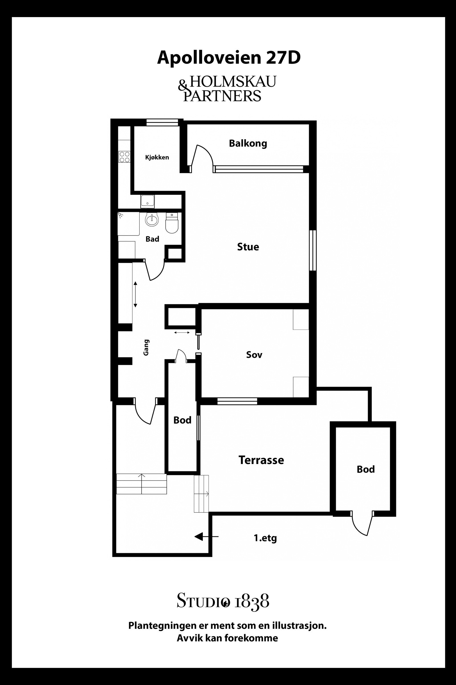 Plantegning Galleribilde