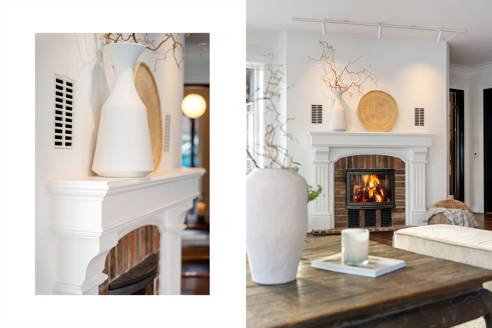 Peisovn står for oppvarming og herlig atmosfære Galleribilde