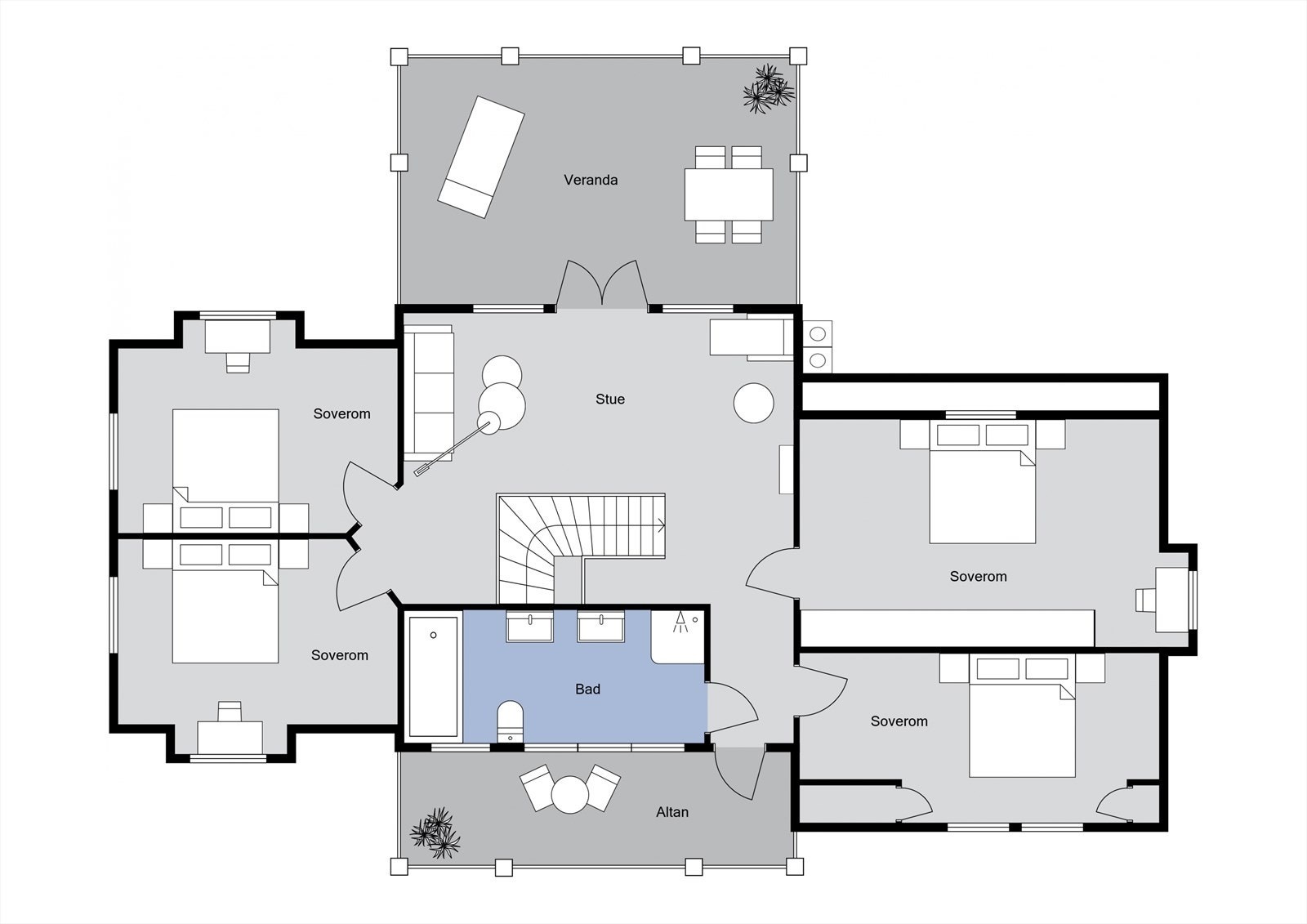 Plantegning - 2. etasje Galleribilde