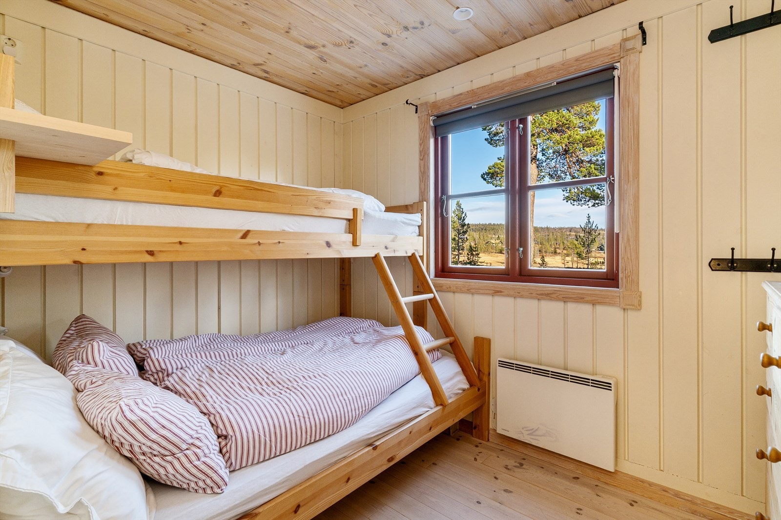 De øvrige soverommene er også av god størrelse og er innredet med senger, der det ene har en praktisk køyeseng. Galleribilde