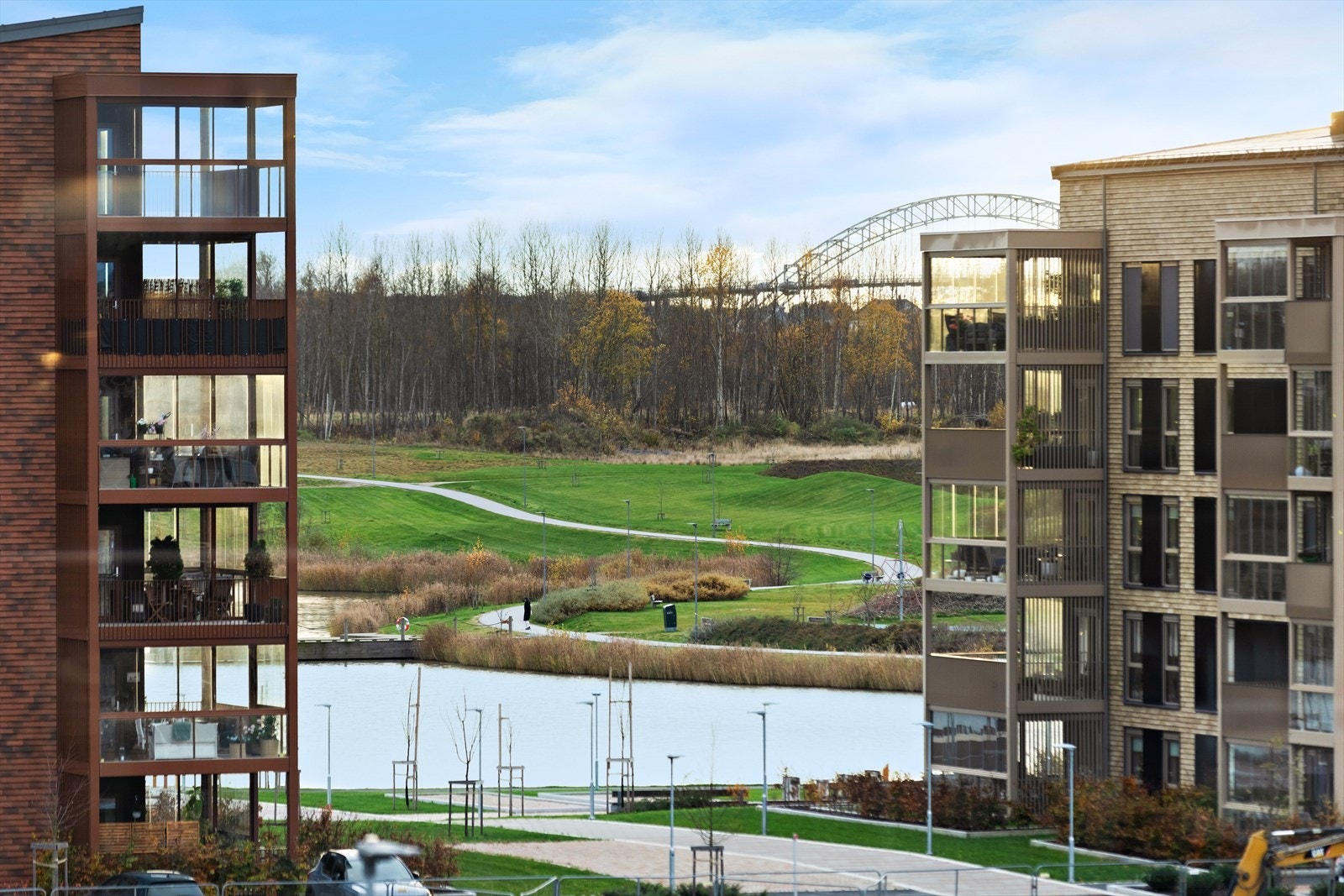 Sorgenfri allé 3B ligger i et familievennlig område i naturskjønne omgivelser. Galleribilde