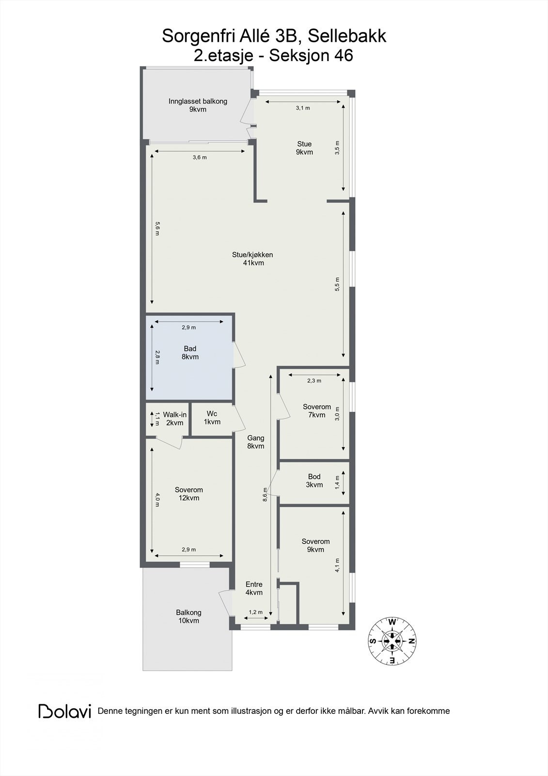 Plantegning Galleribilde