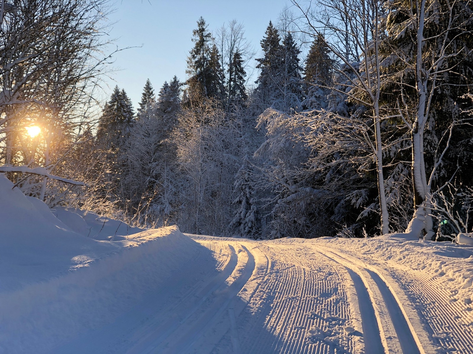 Re er et eldorado for de skiglade med haugevis av løyper. Galleribilde