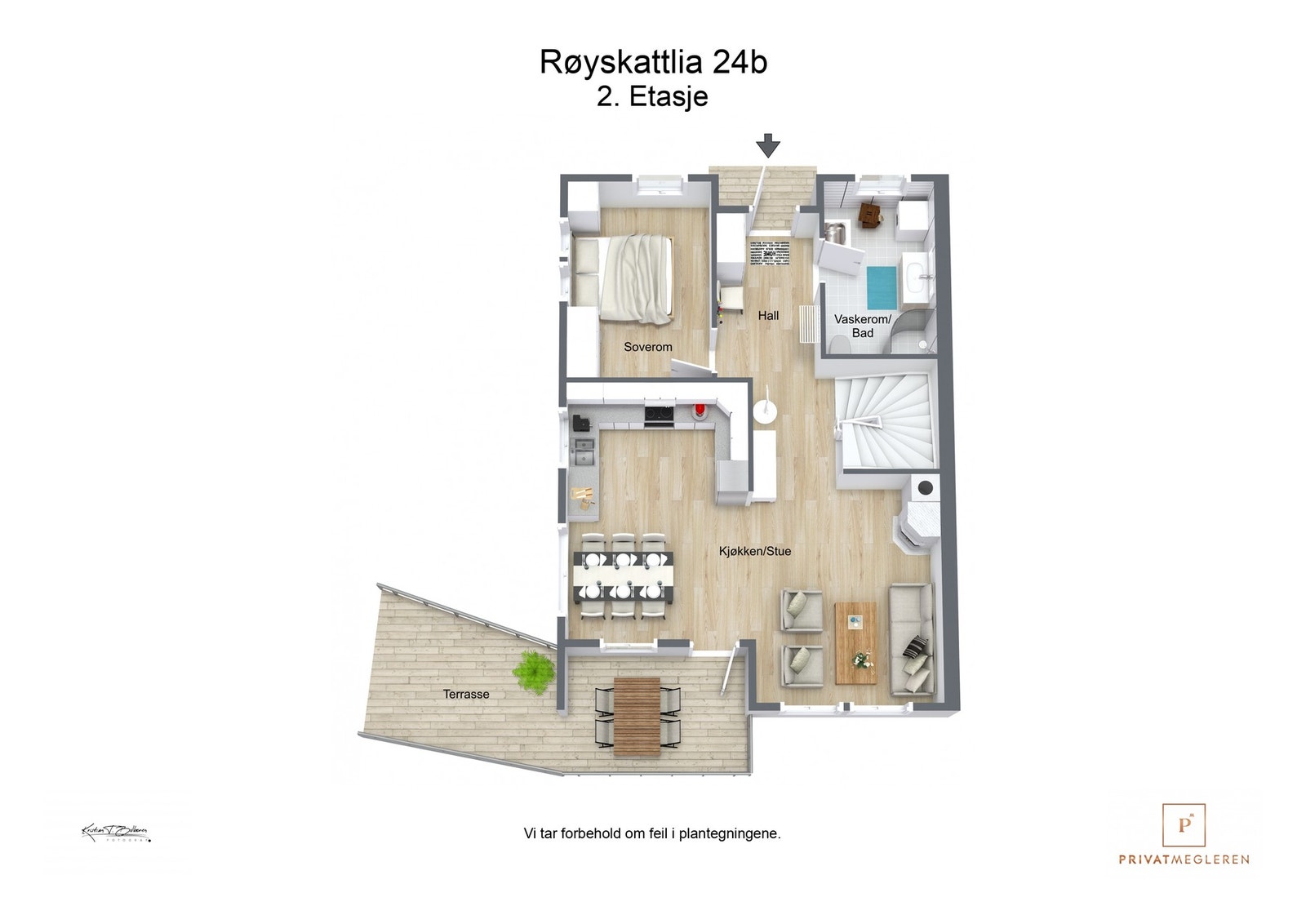 Plantegning 2. etasje. Galleribilde