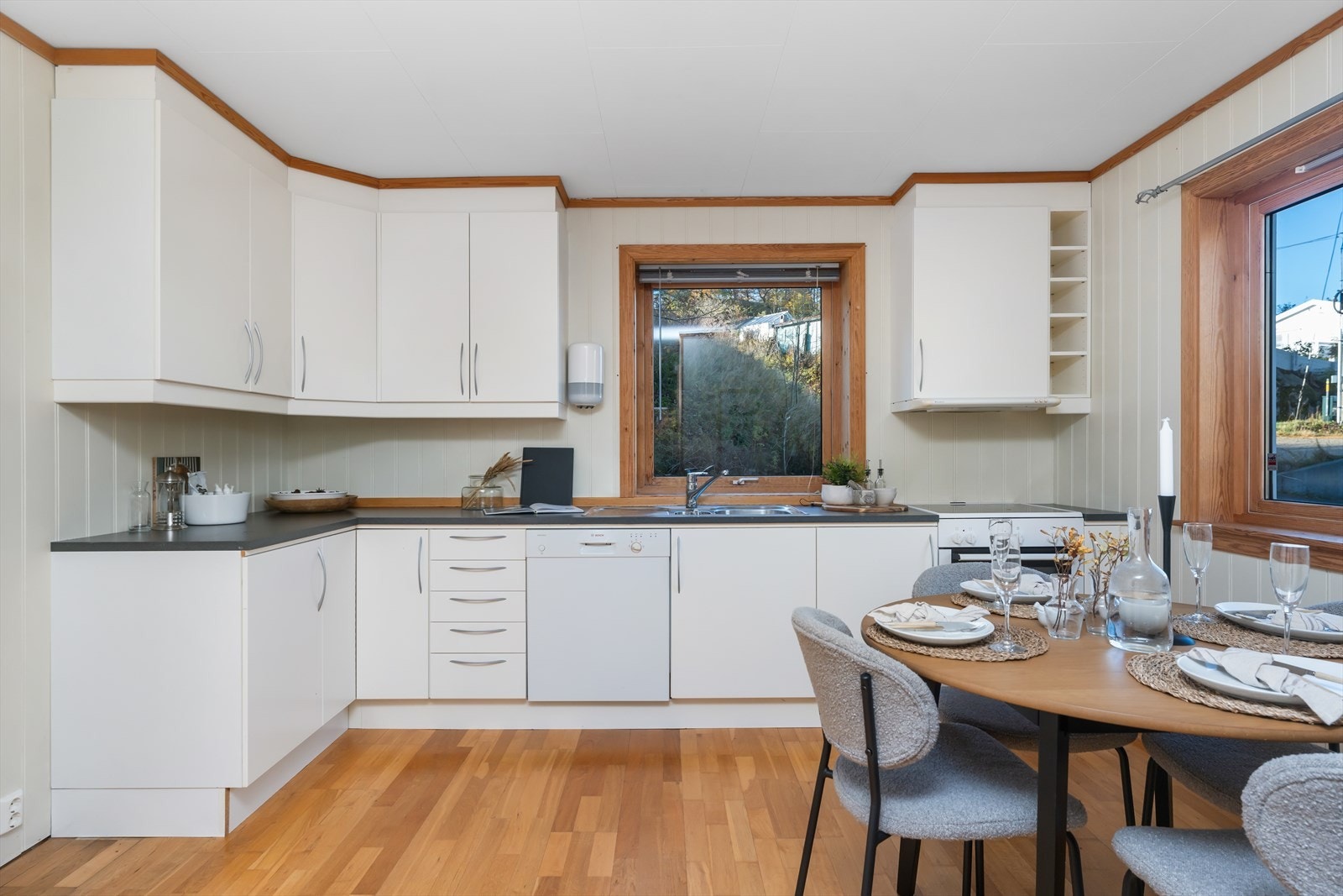 Kjøkkenet er av god størrelse. Galleribilde