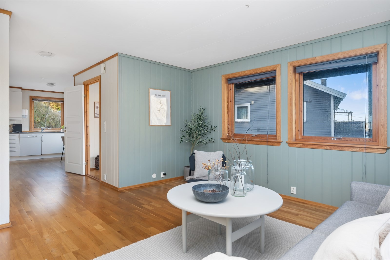 Stuen er av god størrelse. Galleribilde