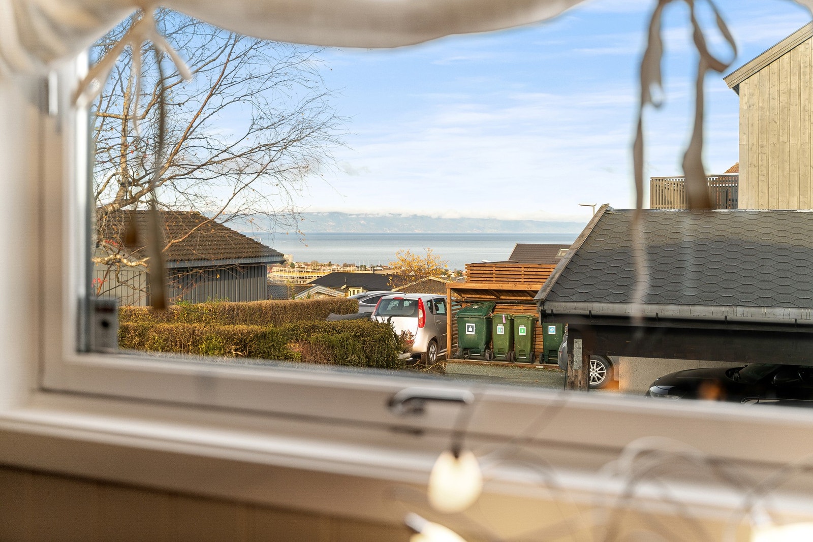 Her har man en liten gløtt av Trondheimsfjorden Galleribilde