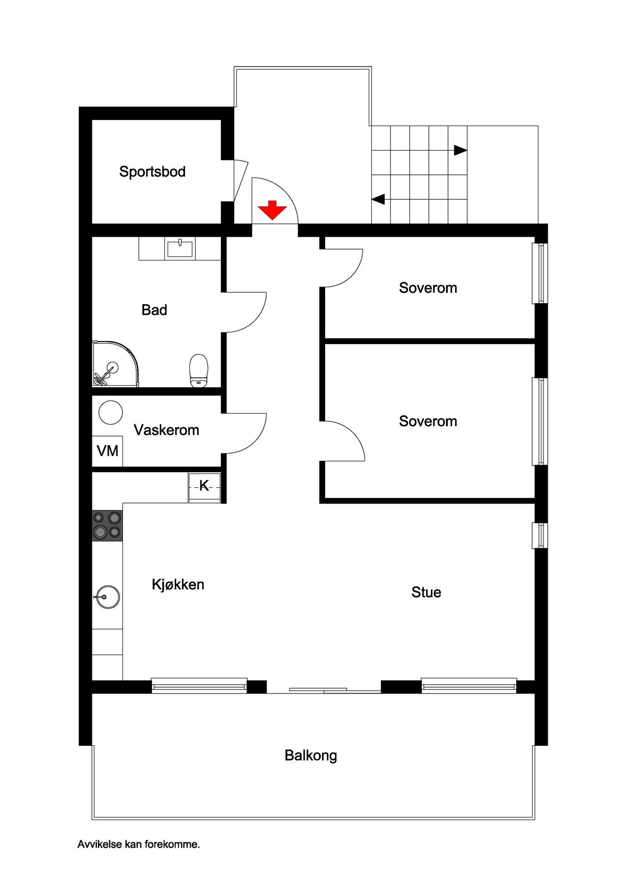 Plantegning Galleribilde