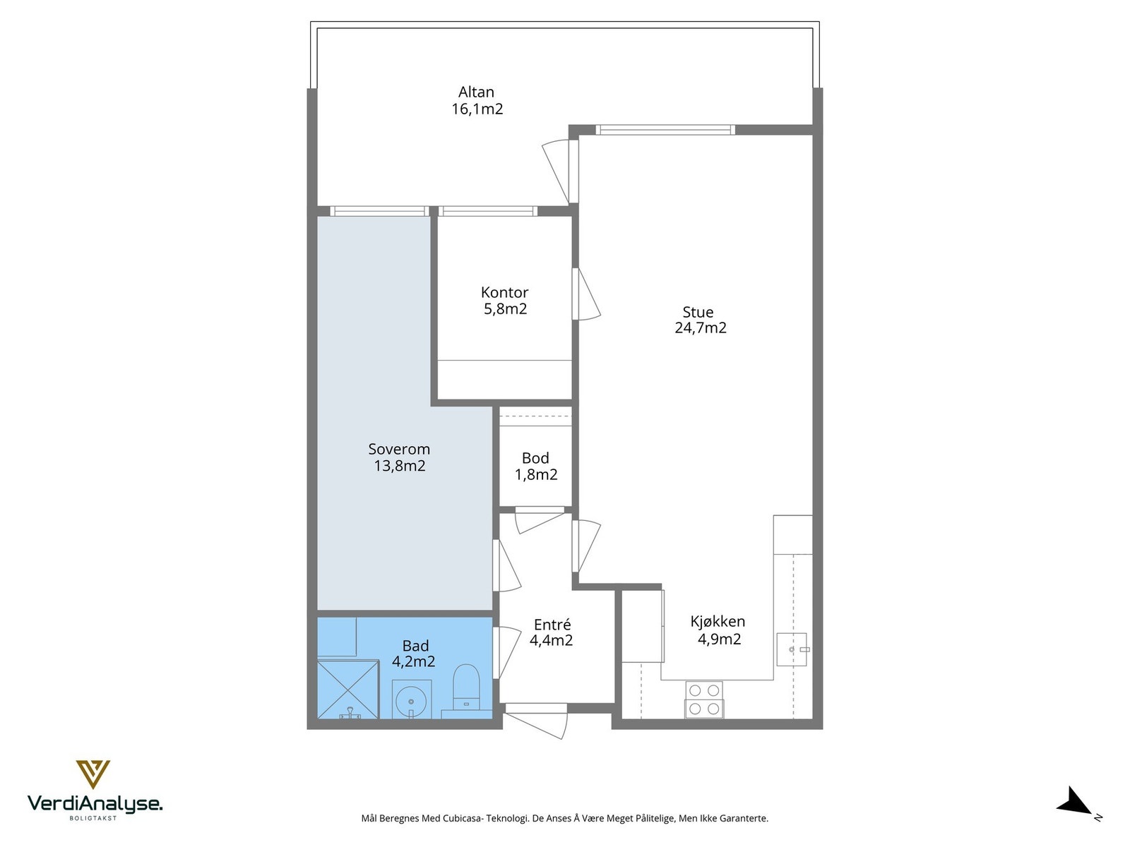 Planskisse. Galleribilde