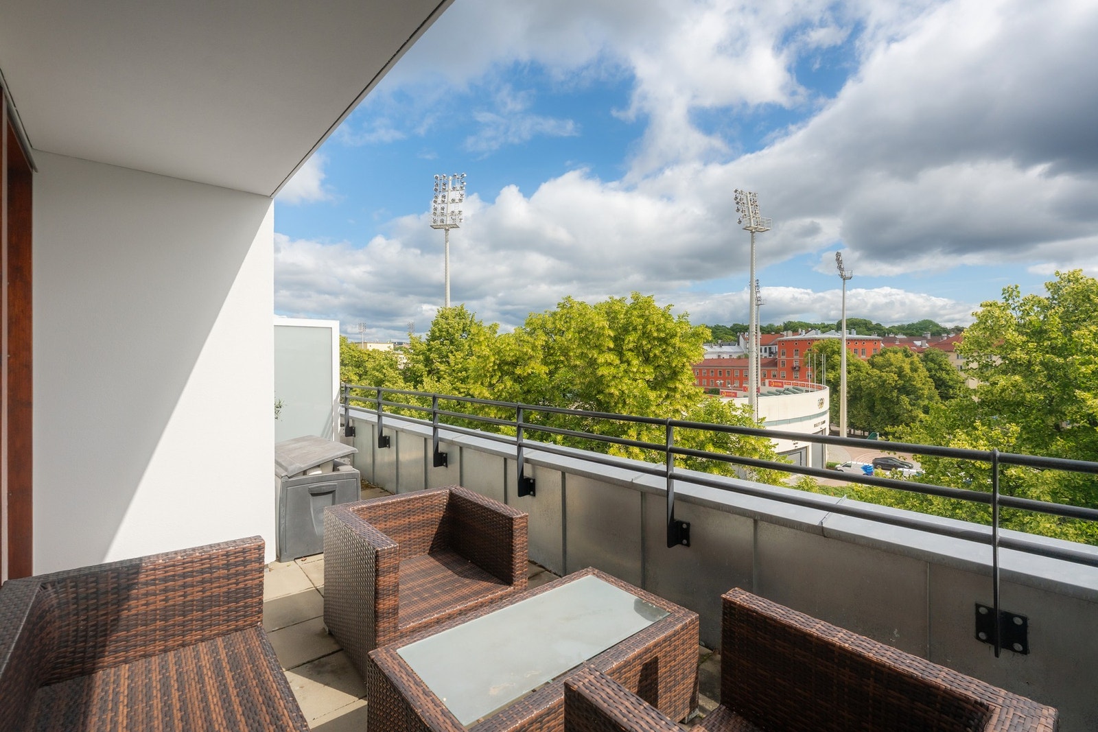 Felles takterrasse. Galleribilde