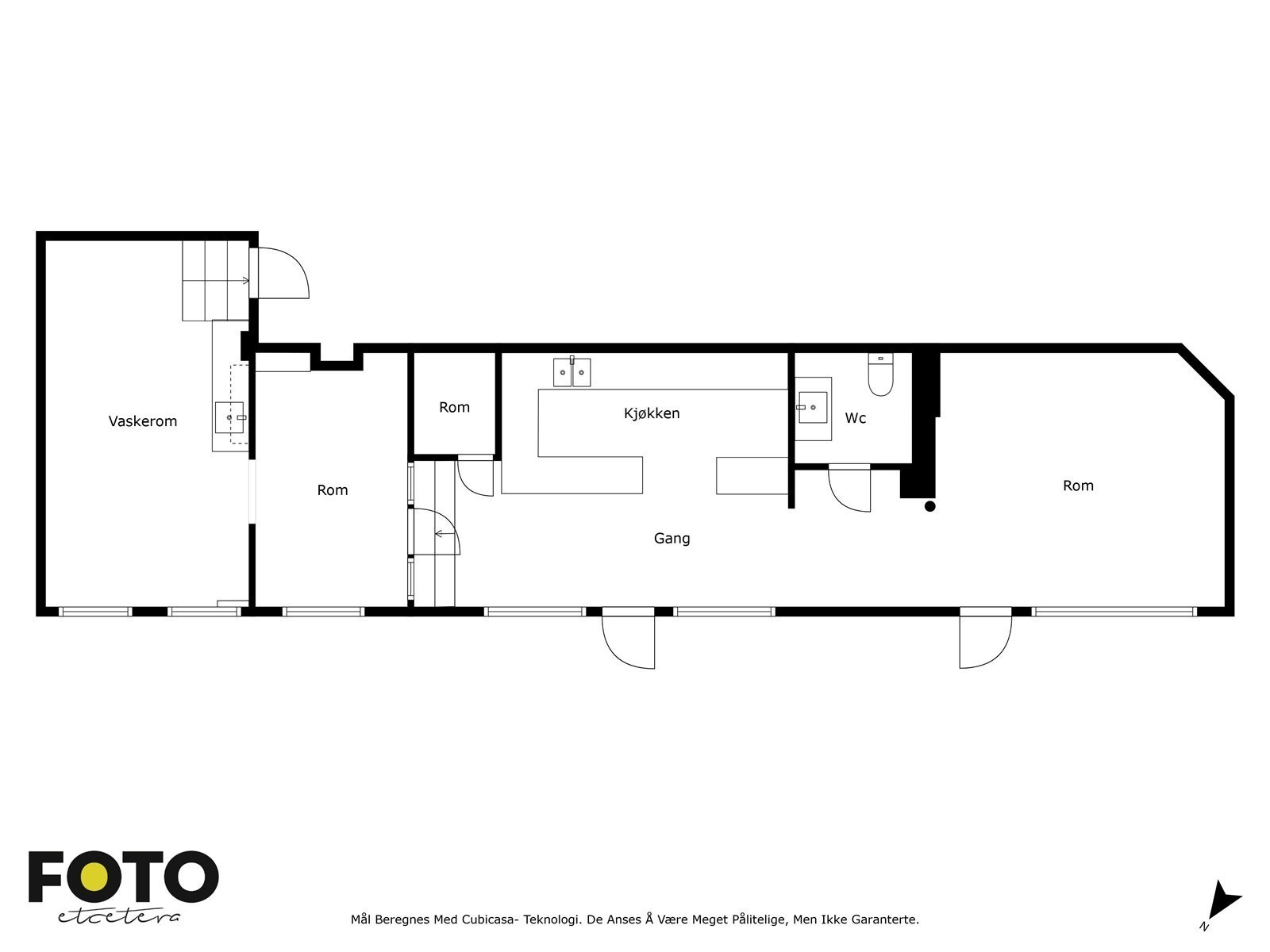 Veiledende plantegning - Ikke målbar Galleribilde