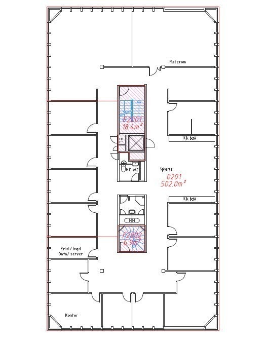 Planløsning 2.etasje Galleribilde
