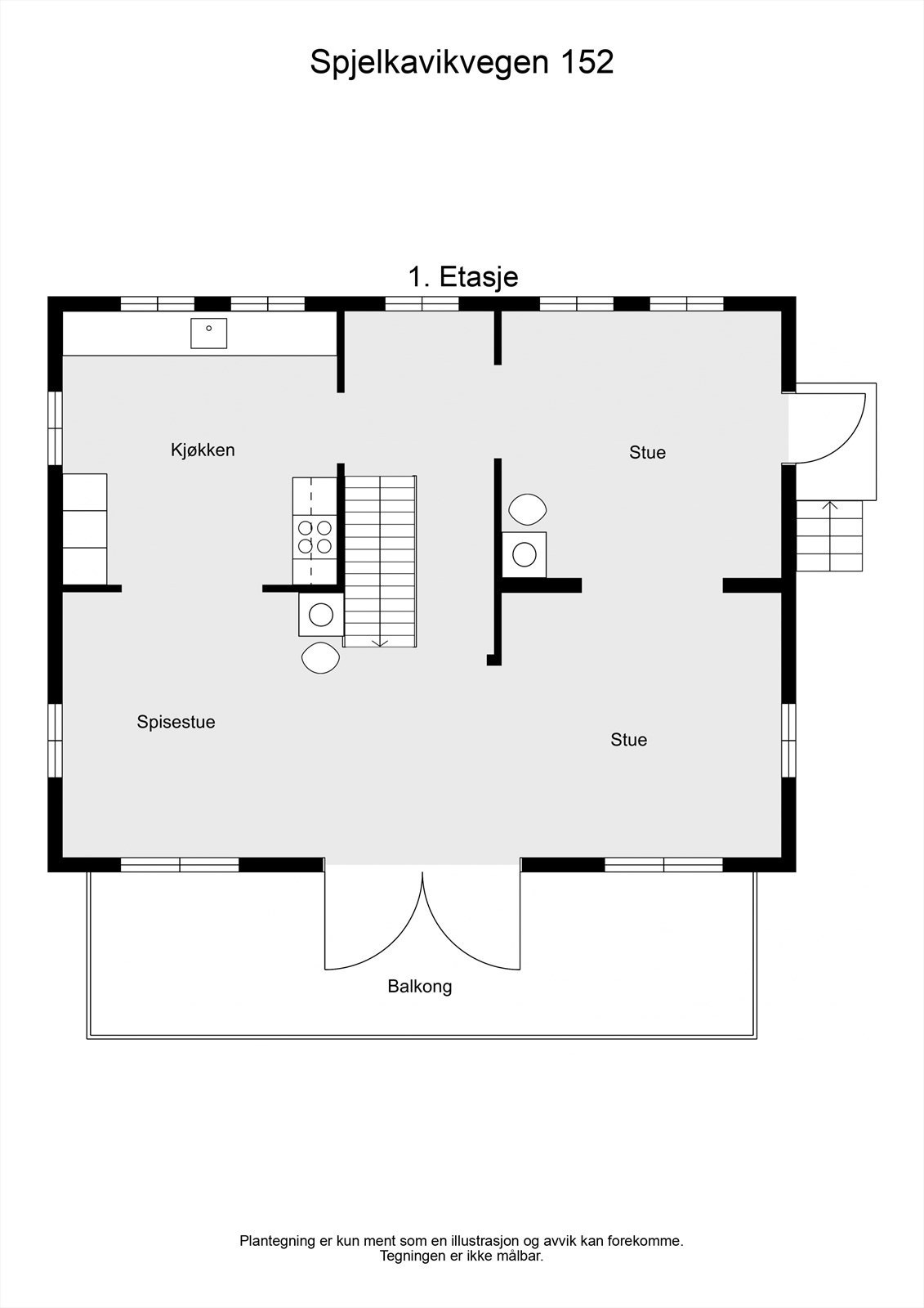 2 D plantegning 1. etasje Galleribilde