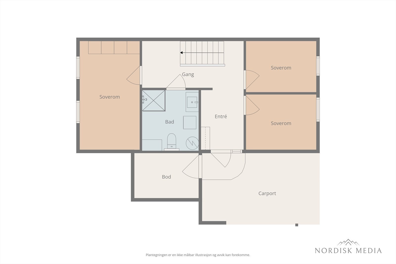 - Plantegning 1. etasje - Galleribilde