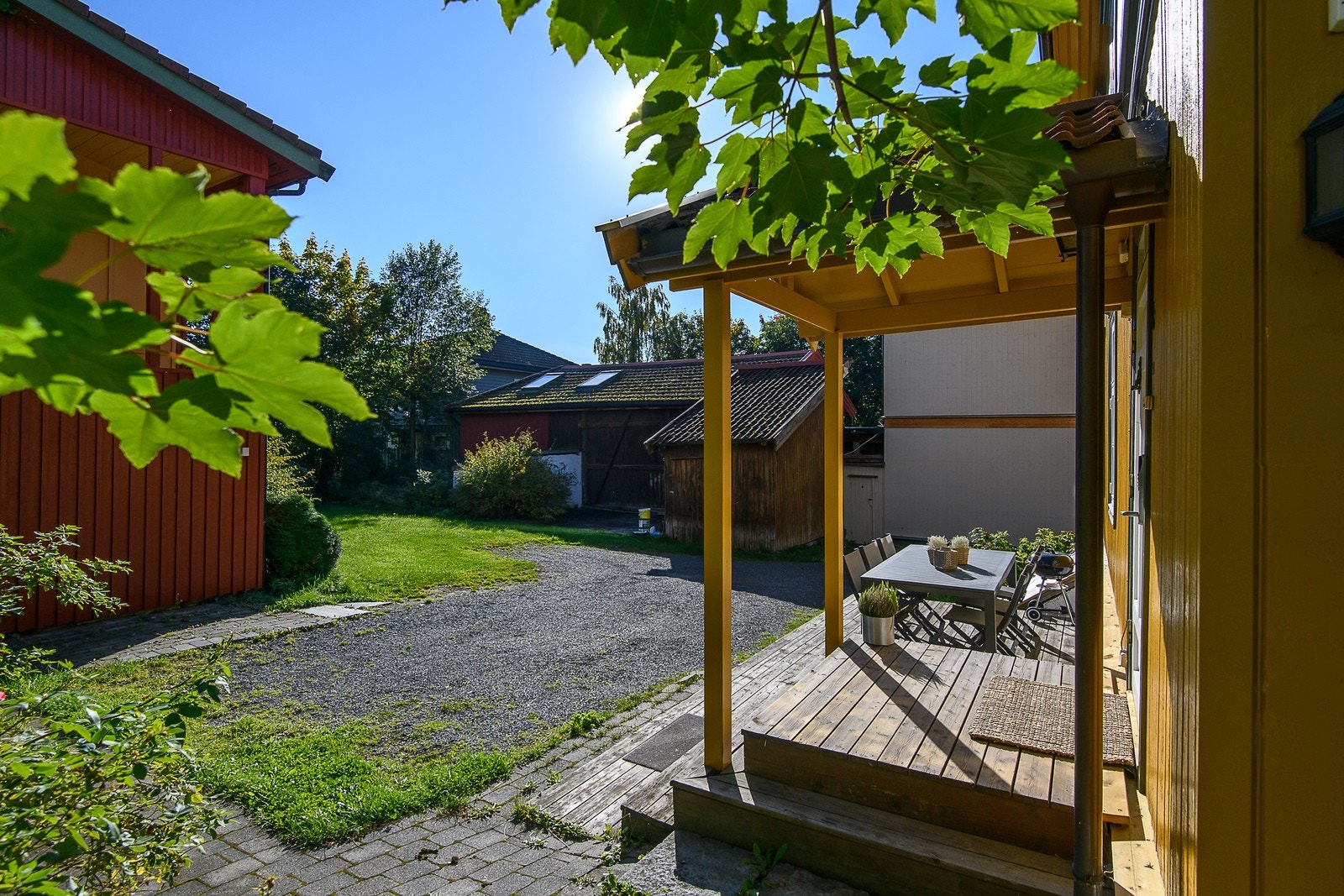 Hyggelig felles bakgård. Galleribilde