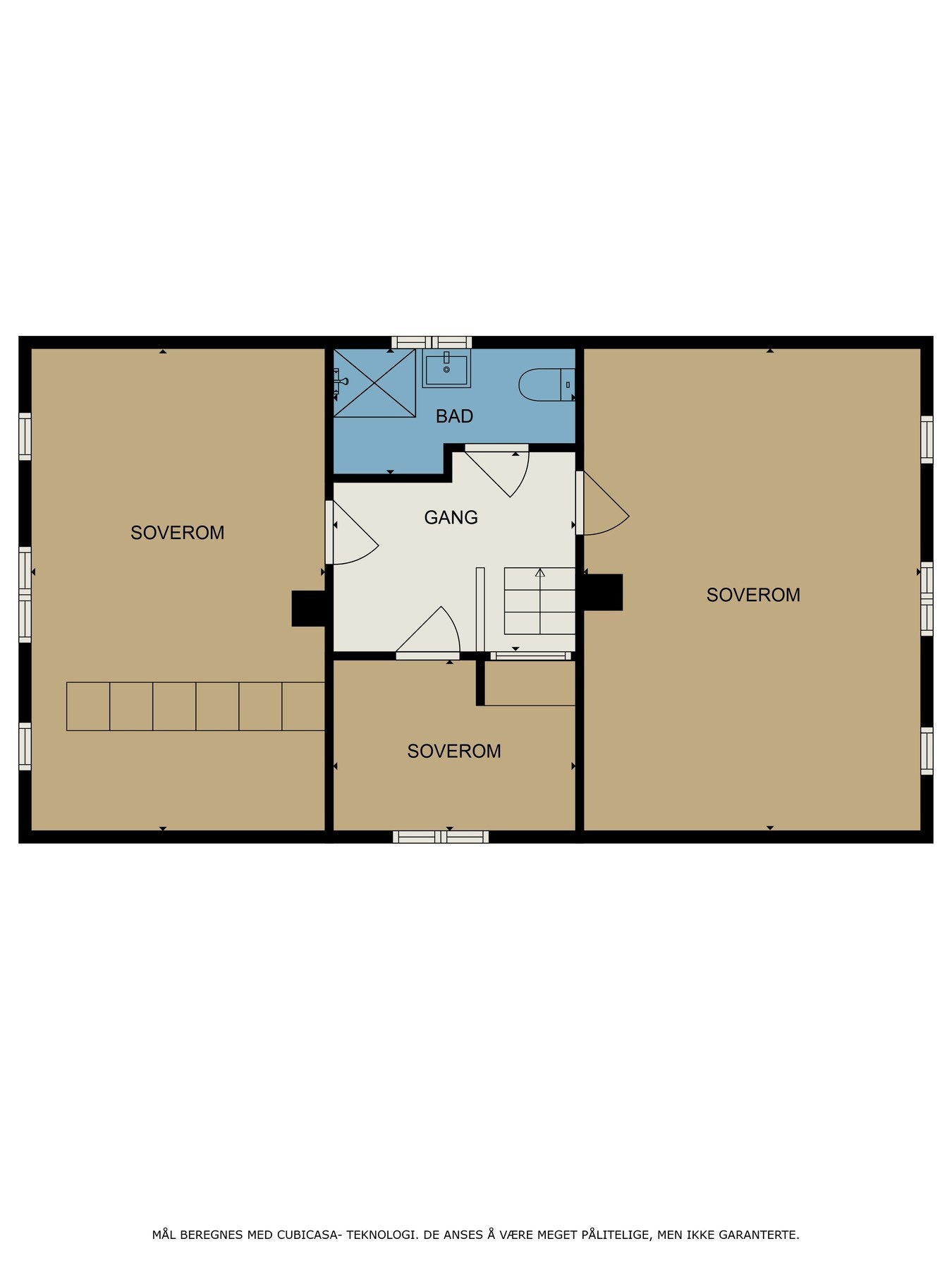 Plantegning loft Galleribilde