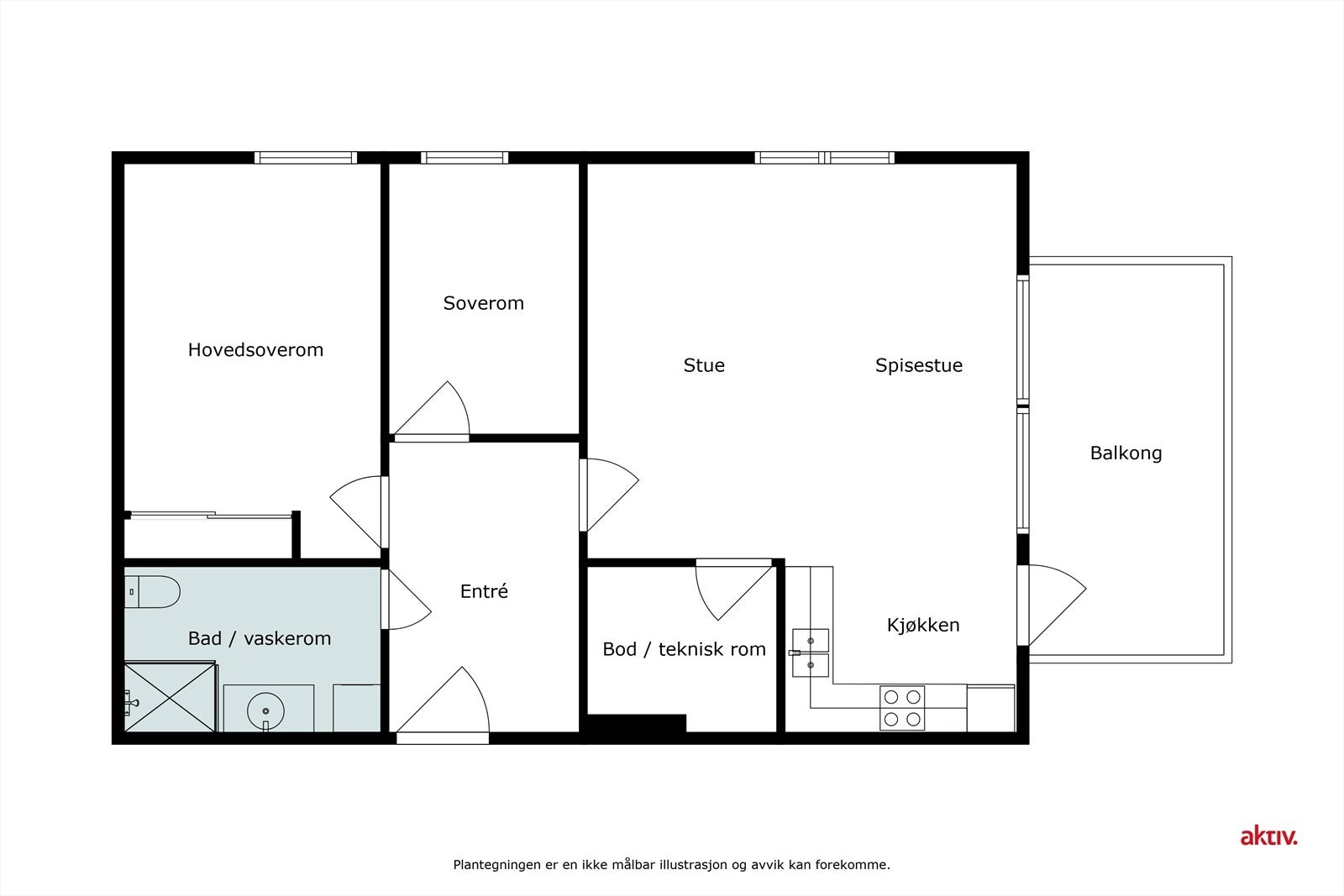 Plantegning Galleribilde