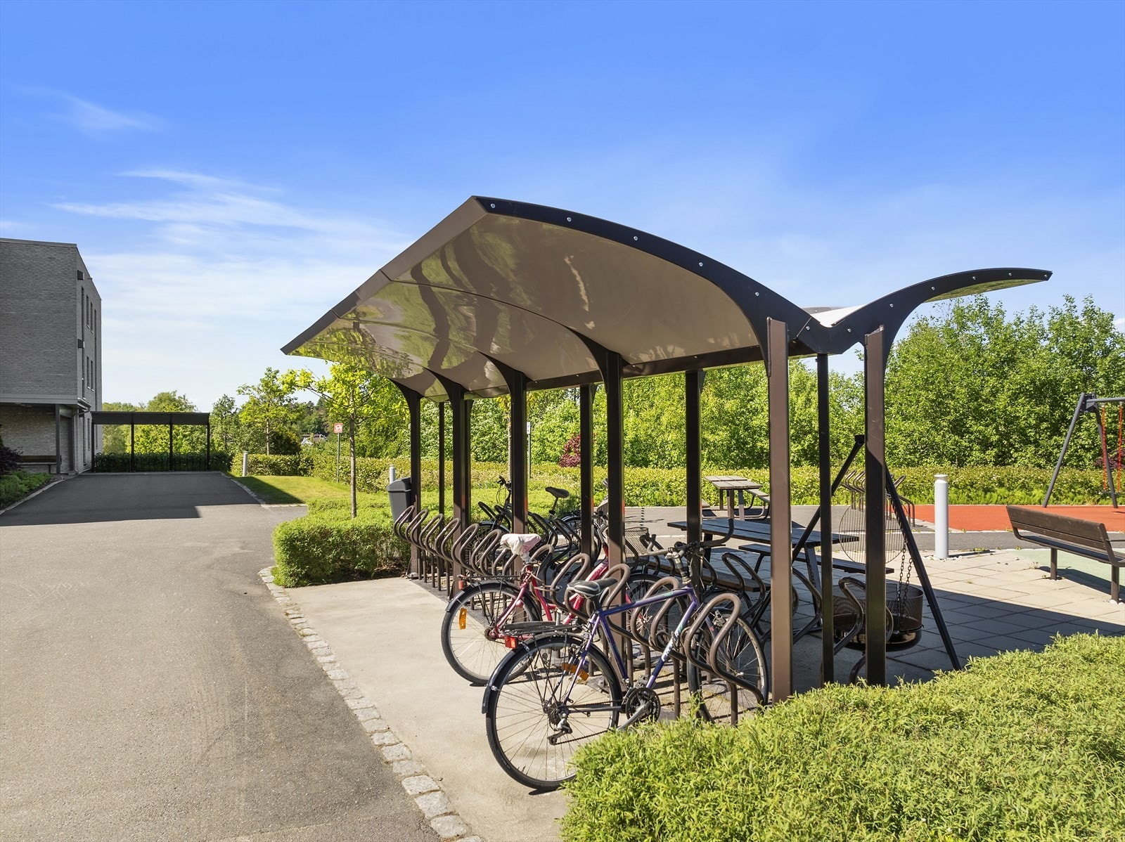 Sykkelparkering Galleribilde