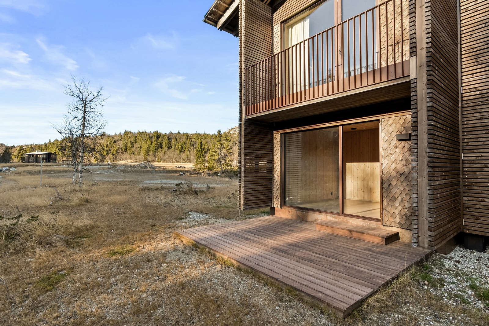 Sydvestvendt markterrasse. Galleribilde