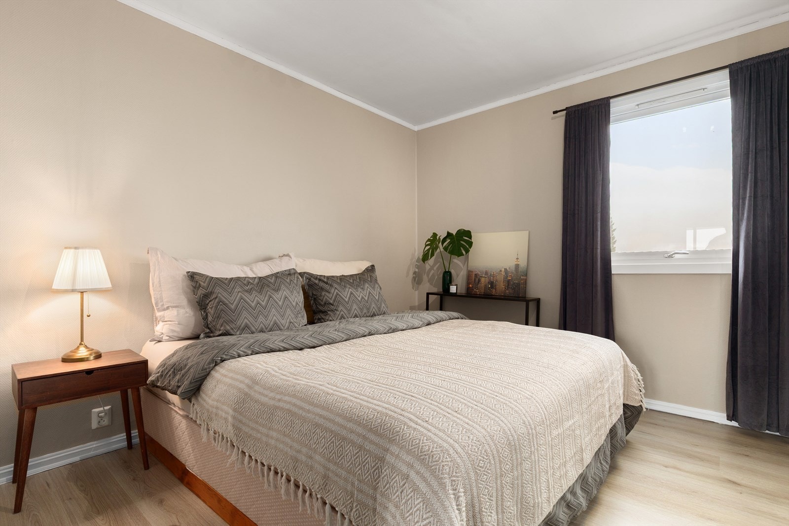 Leiligheten har to soverom Galleribilde