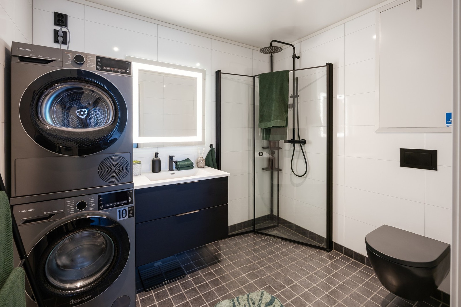 Badet har flere tilvalg/oppgraderinger. Se egen liste i prospekt Galleribilde