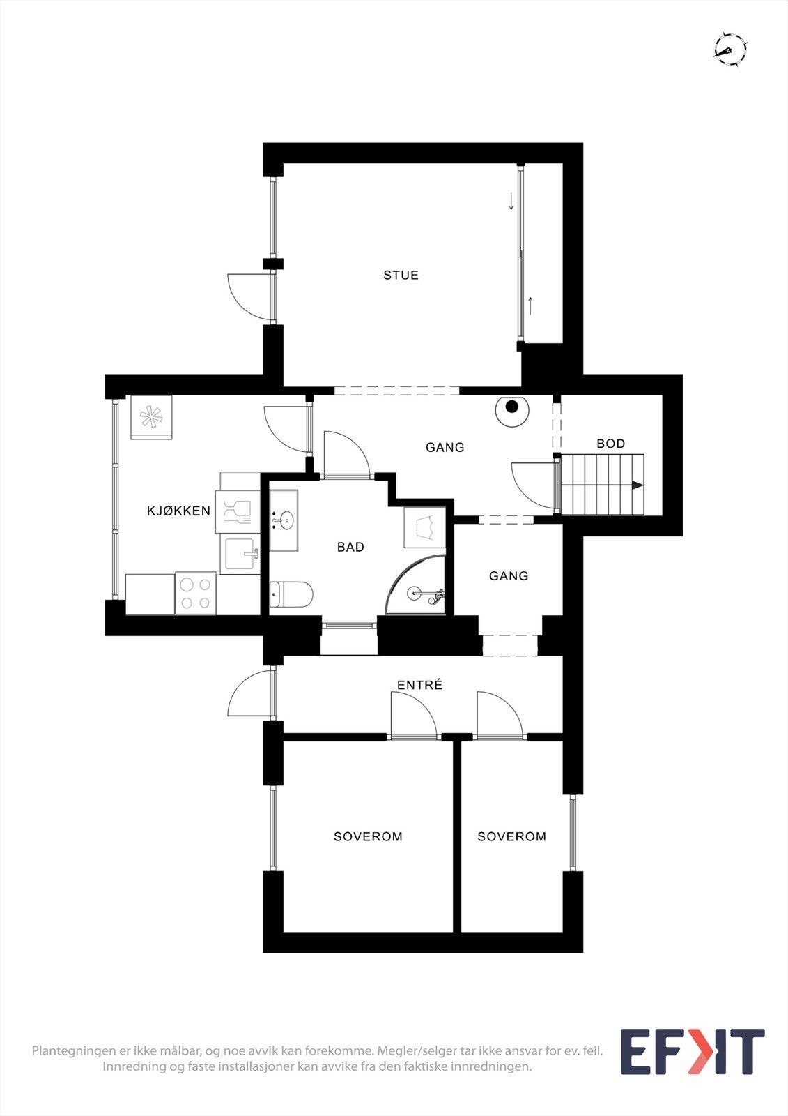 Plantegningen for sokkelen som i dag er benyttet til utleiedel Galleribilde