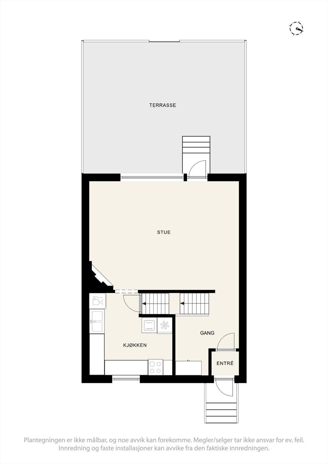 Plantegning 1.etasje Galleribilde