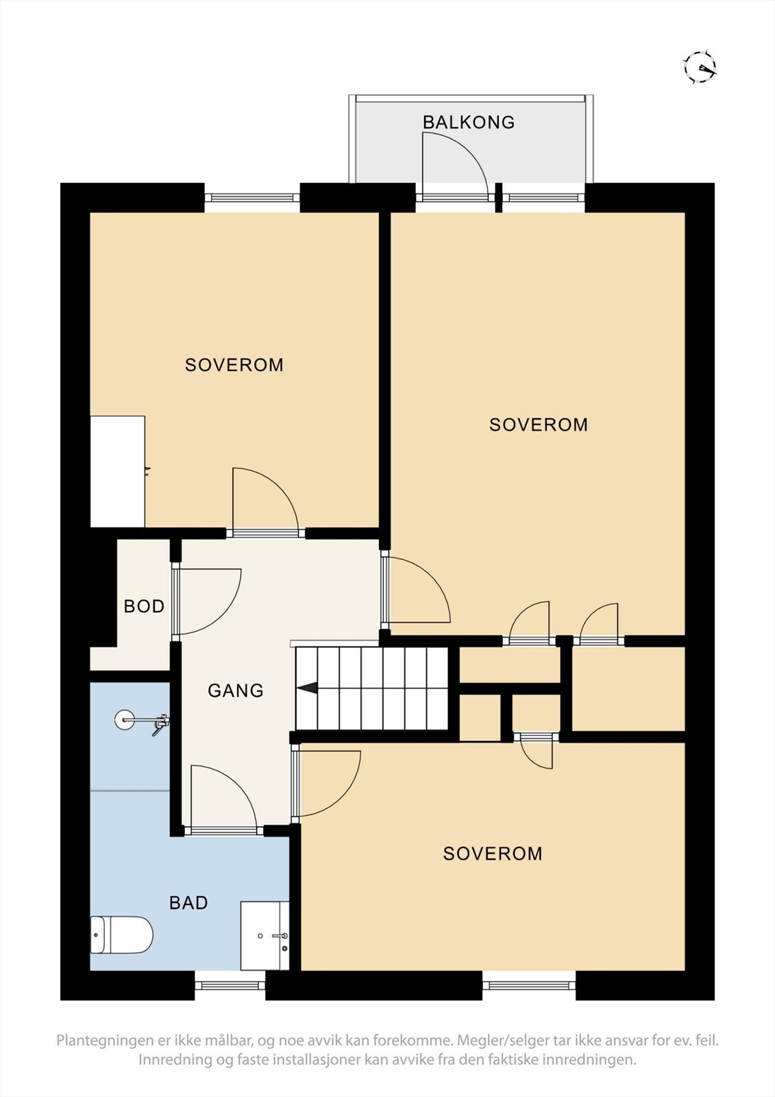 Plantegning 2.etasje Galleribilde