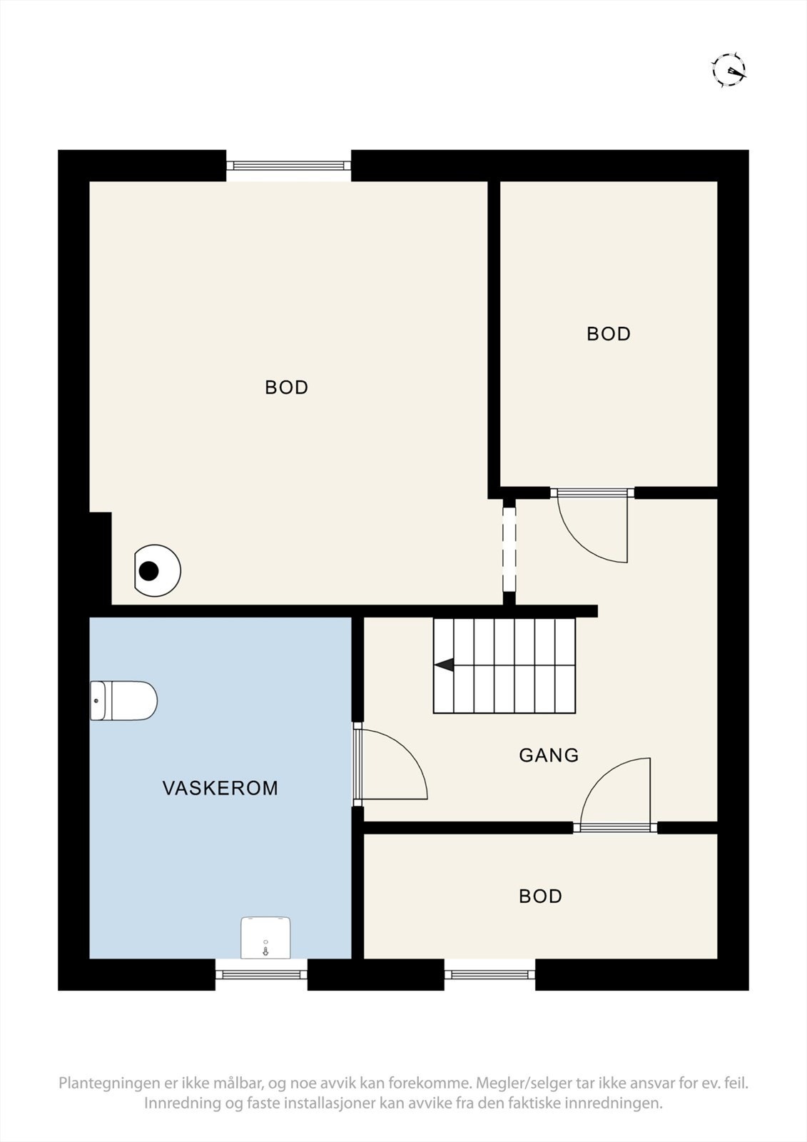Plantegning kjeller Galleribilde
