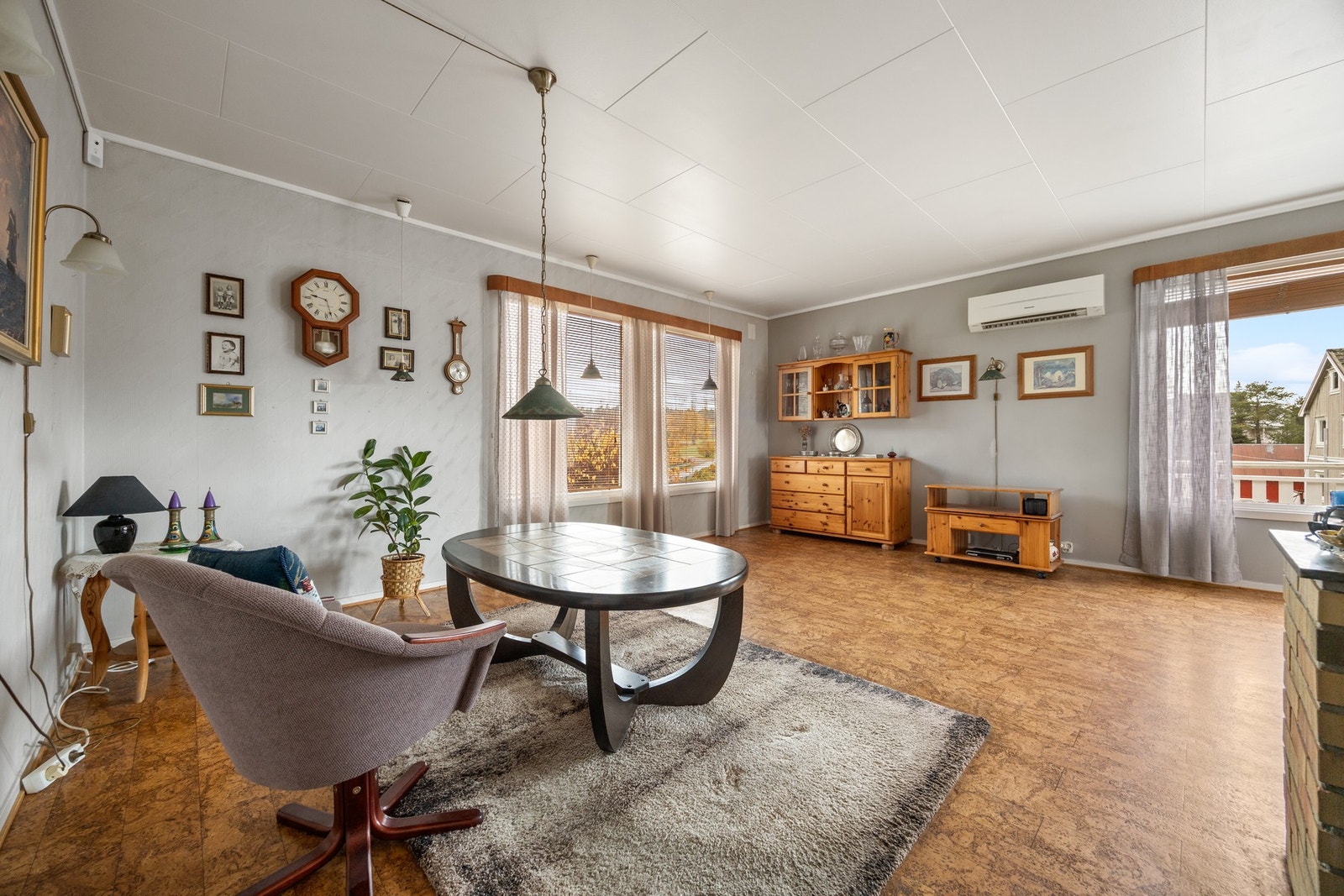 Det er oppvarming fra varmepumpe (2009), vedfyring og elektrisitet Galleribilde