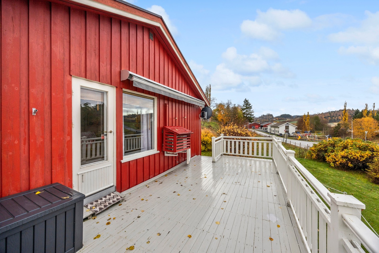 Terrassen måler 23 kvm. Galleribilde