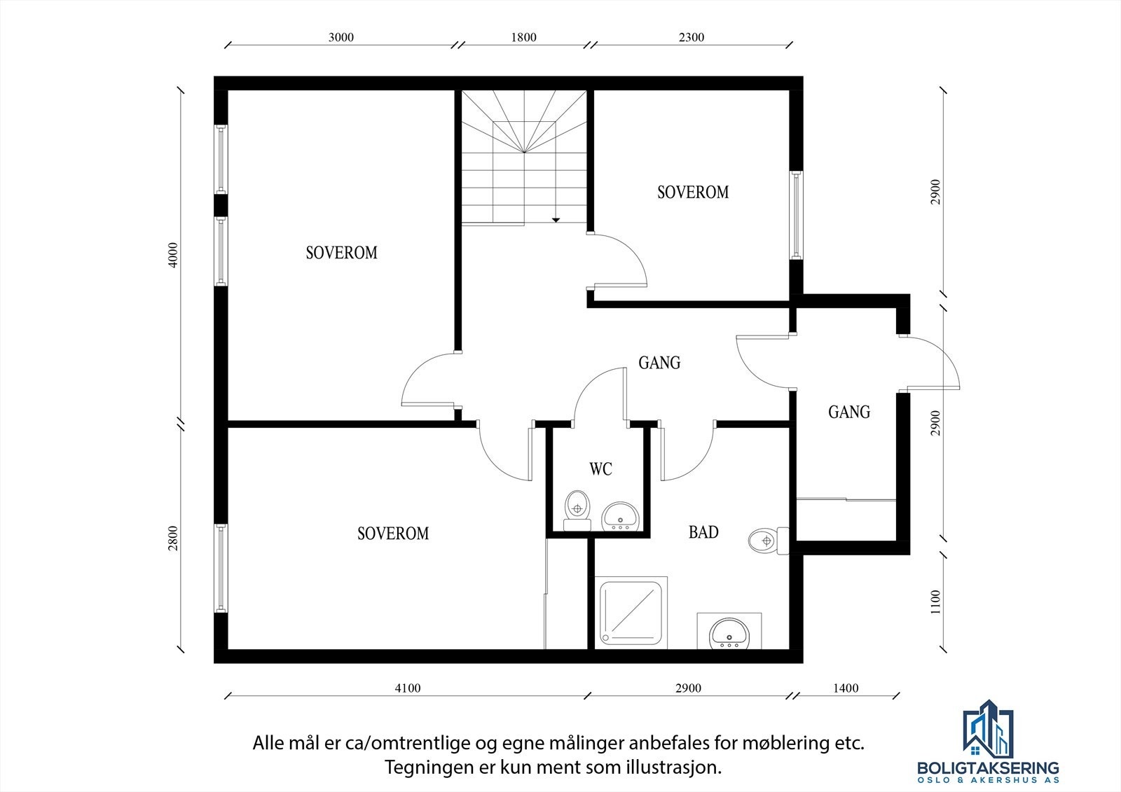 Plantegning 1 etasje Galleribilde