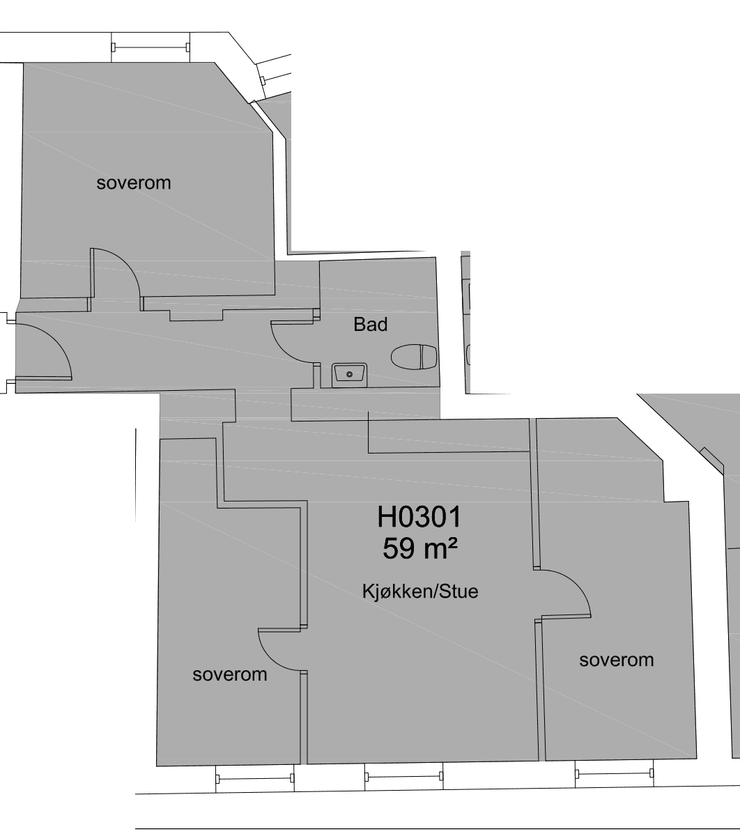 Plantegning Galleribilde