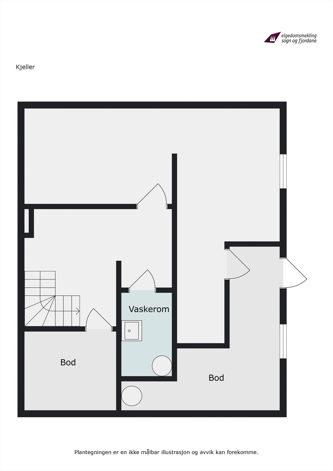 Planteikning 2. etasje Galleribilde