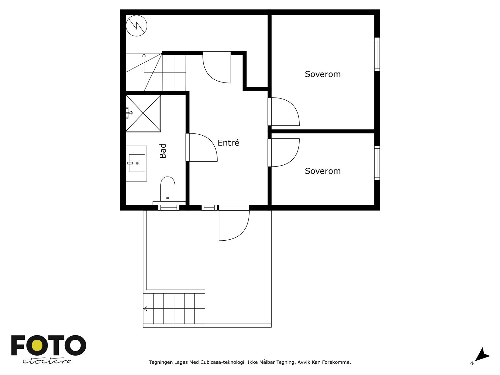 Veiledende plantegning underetasje - Ikke målbar Galleribilde