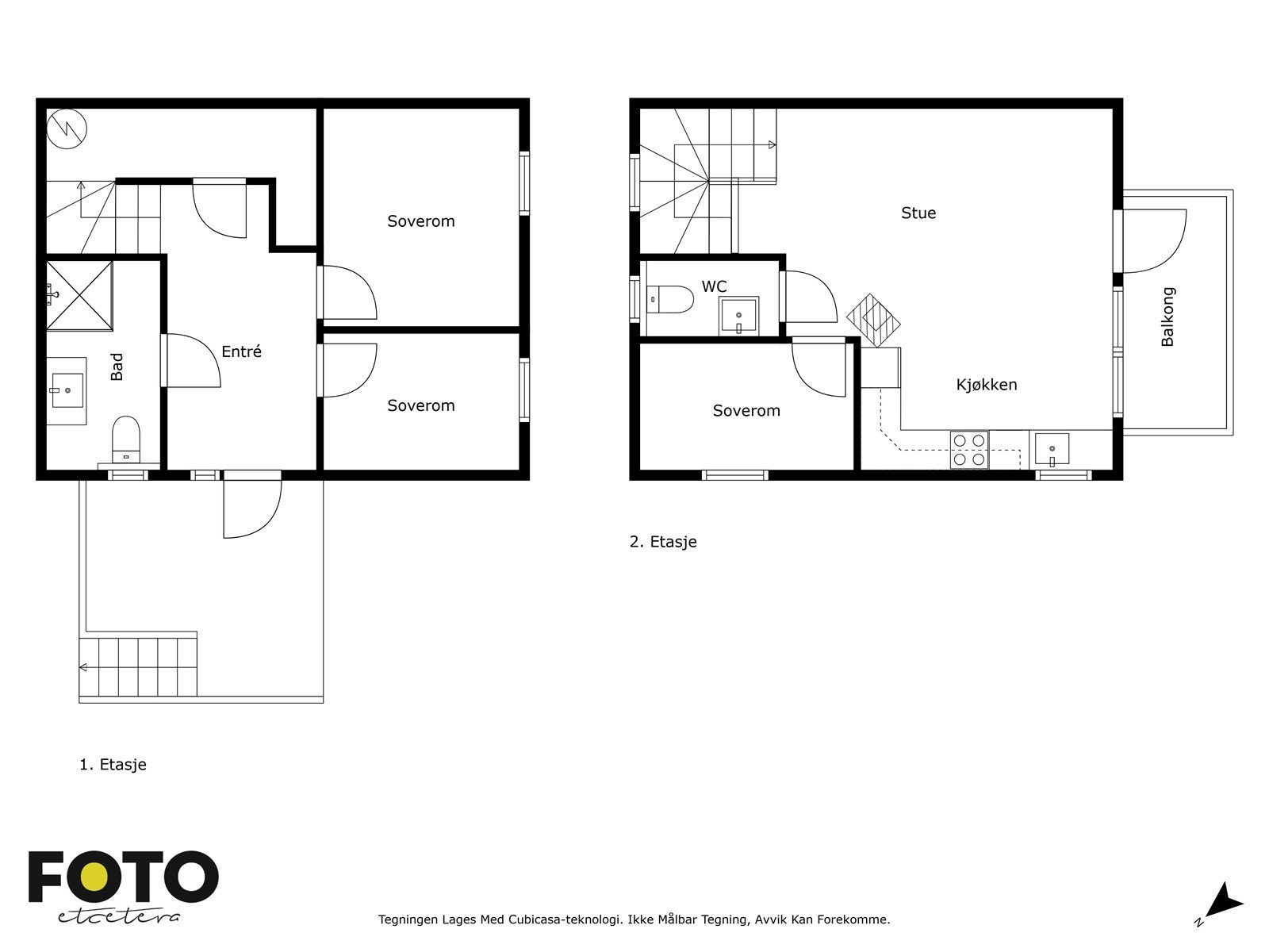 Veiledende plantegning - Ikke målbar Galleribilde