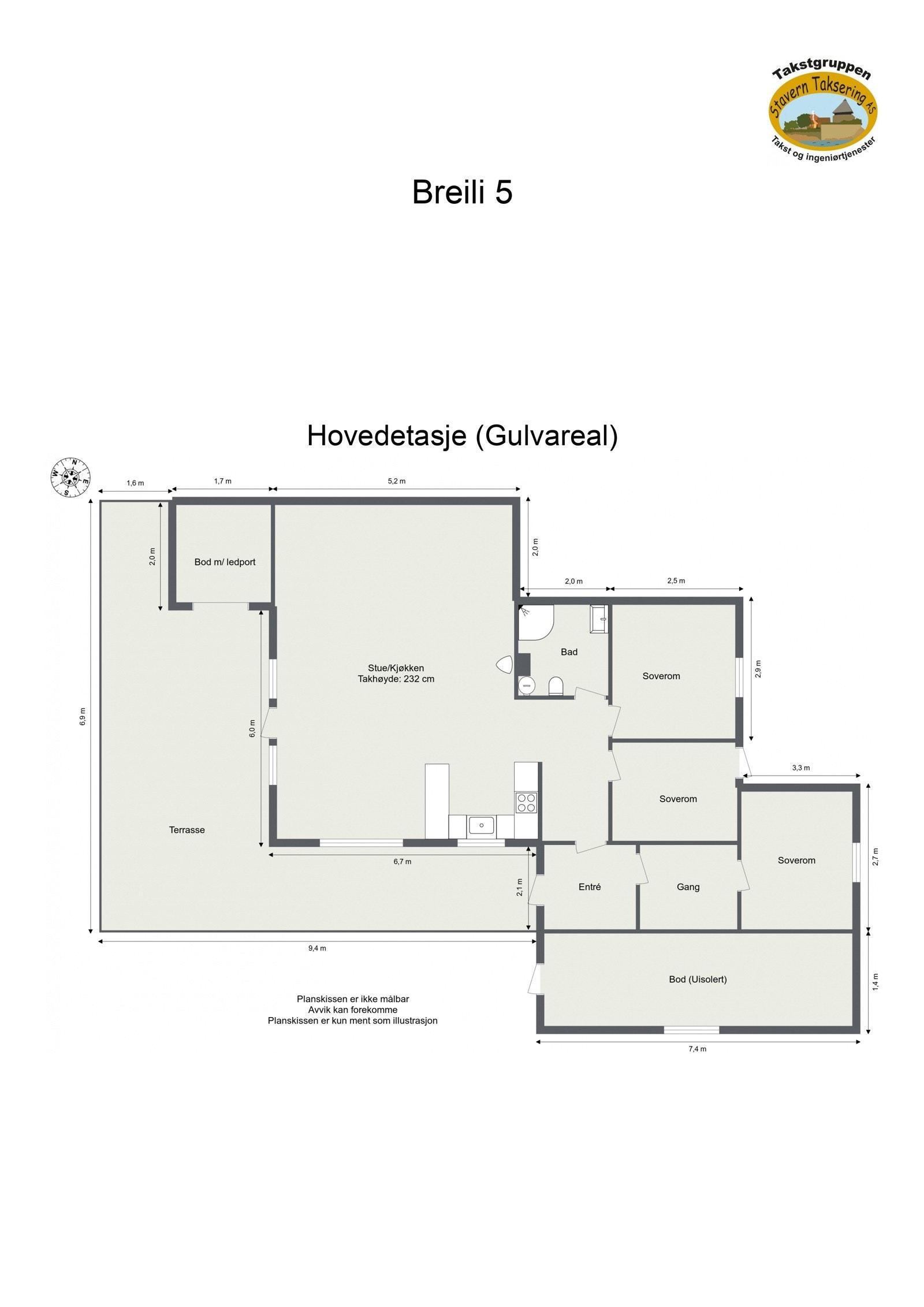 Plantegning. Galleribilde