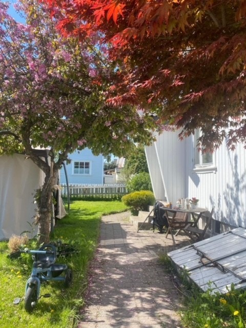 Leiligheten ligger i 2. etasje Galleribilde