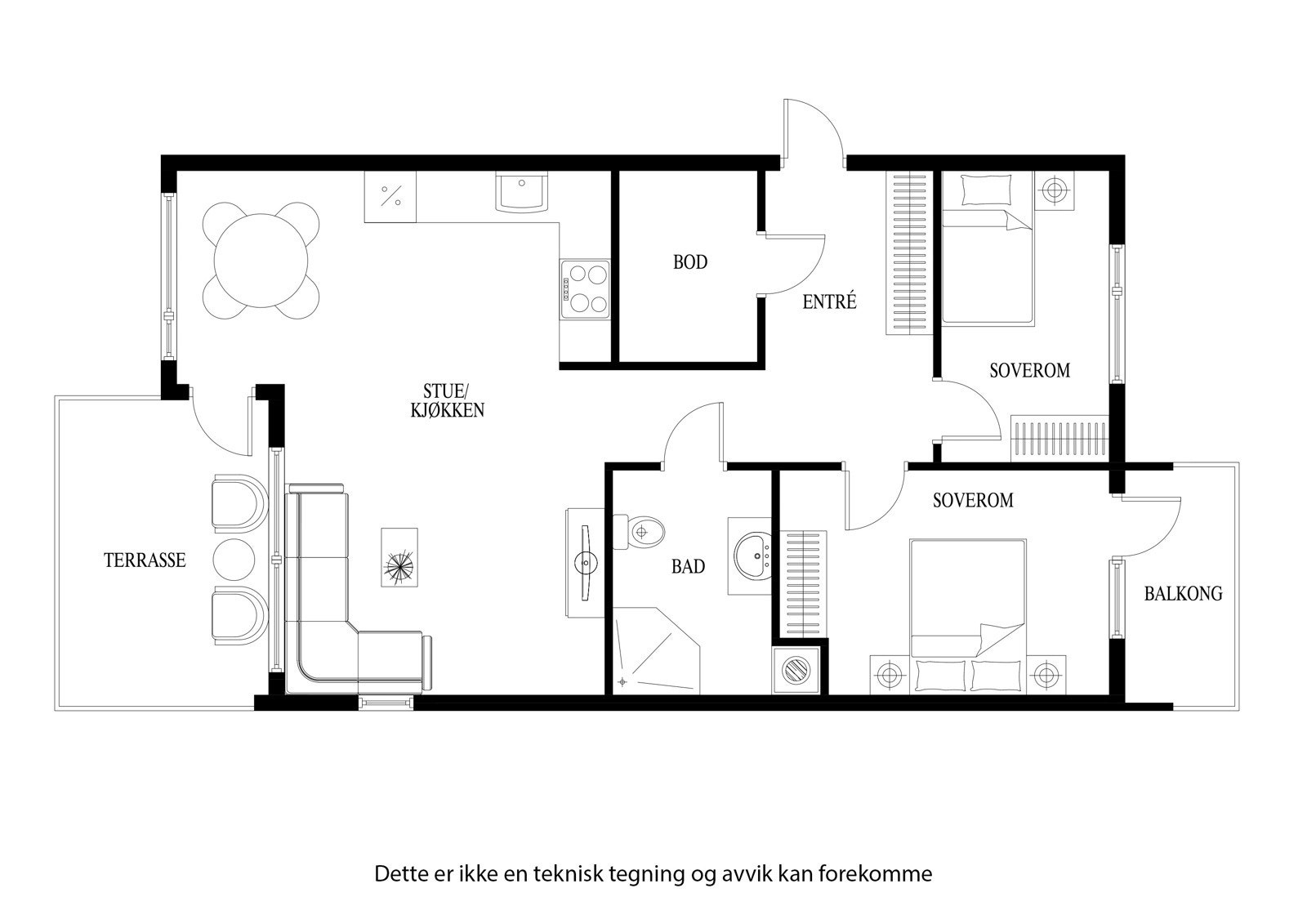 Planløsningen Galleribilde