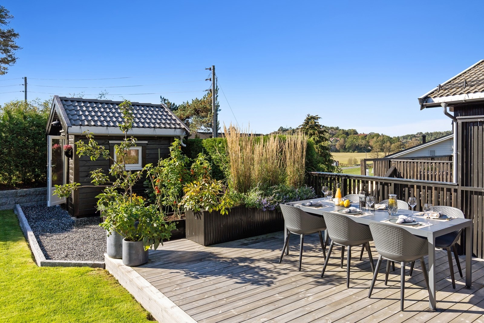 Usjenert og ingen innsyn. Trygt og trivelig. Galleribilde