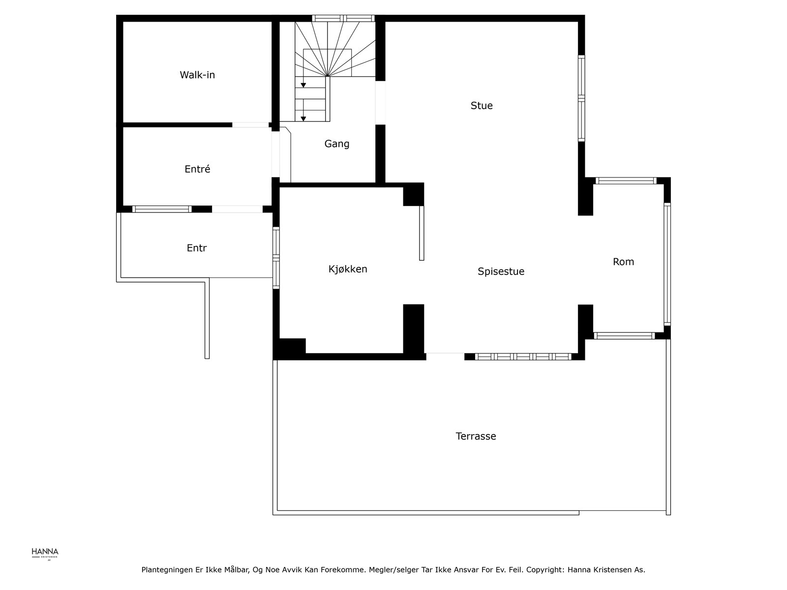 Plantegning 1.etasje Galleribilde