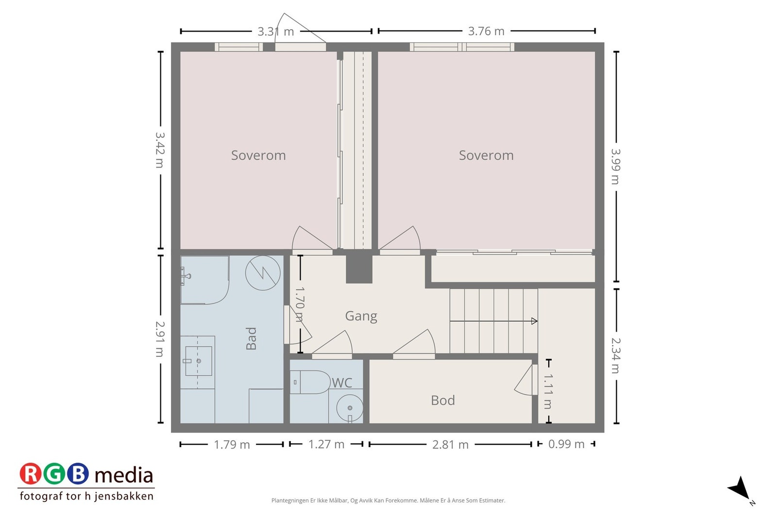 Planløsning underetasje Galleribilde