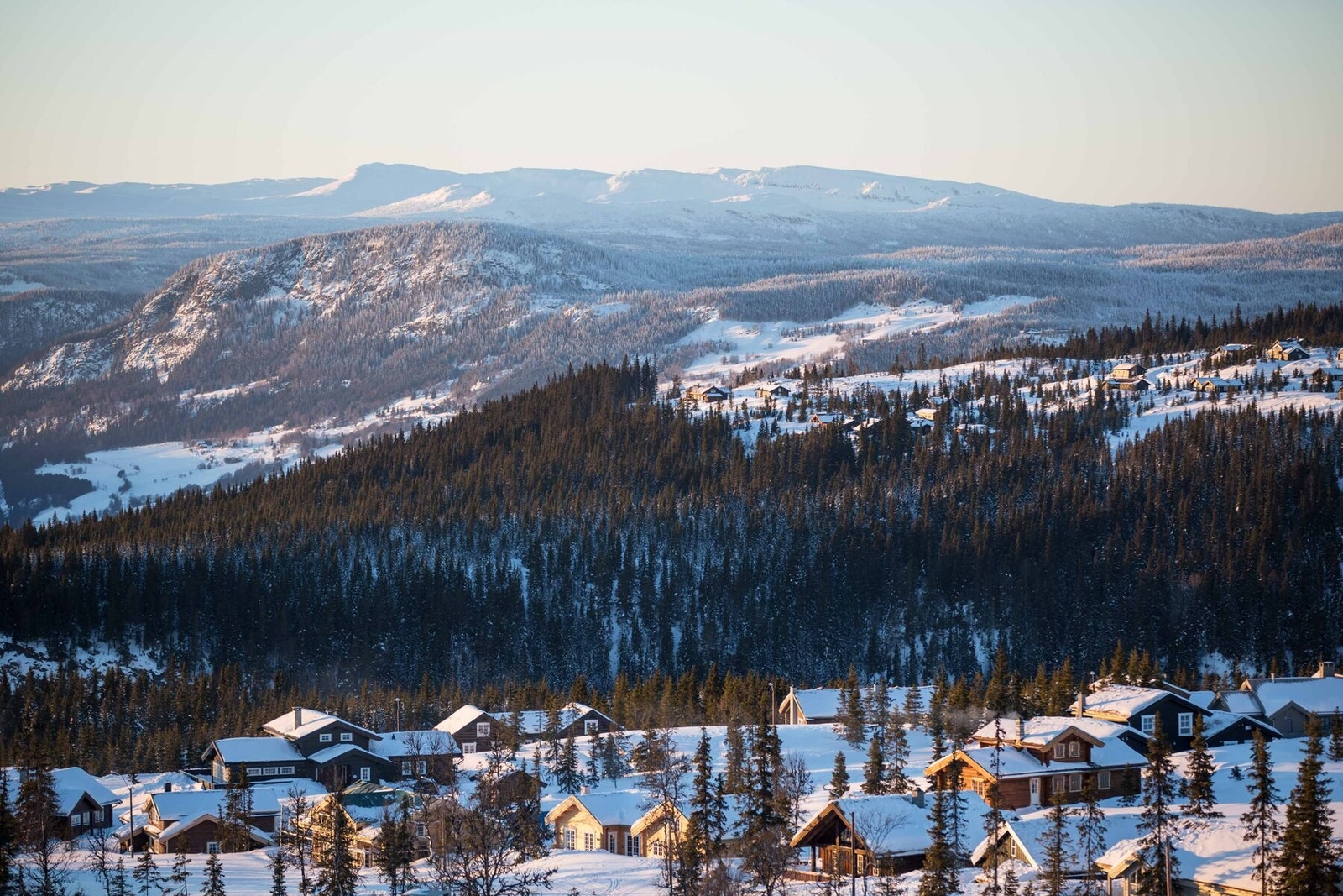 Området sett fra Mosetertoppen Galleribilde