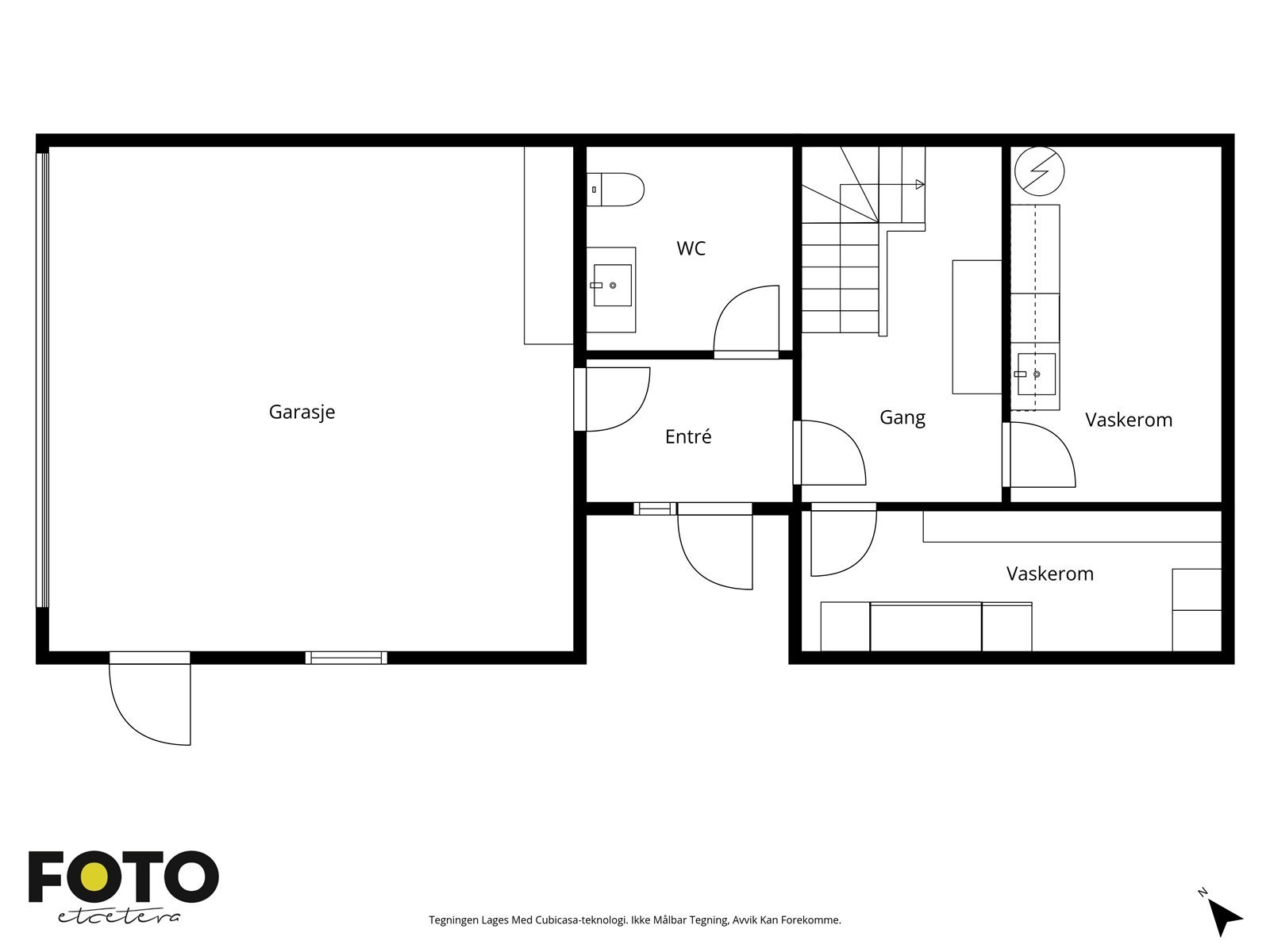 Veiledende planskisse underetasje. Ikke målbar Galleribilde