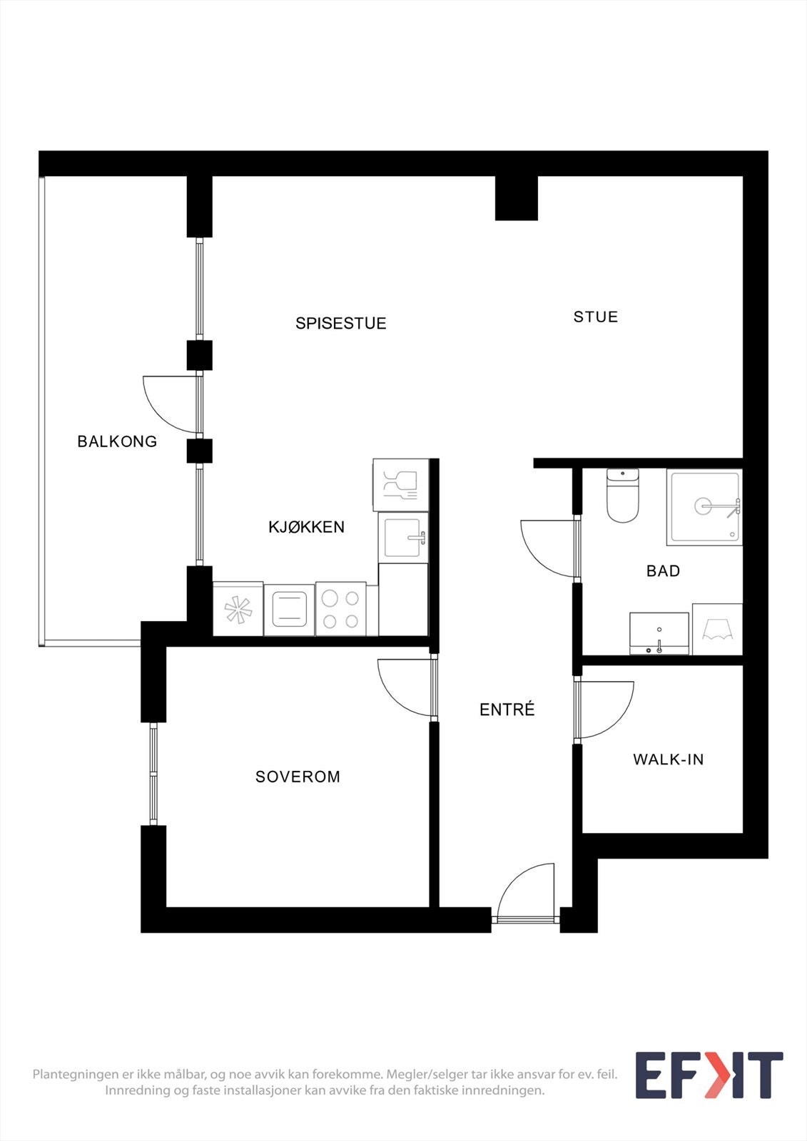 Plantegning Galleribilde